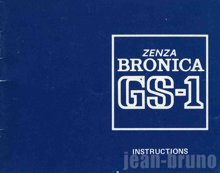 notice Bronica GS1