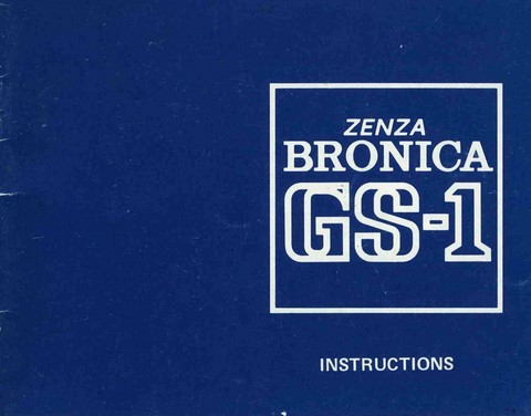 notice Bronica GS1